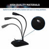 Picture of KLIM Talk - USB Desk Microphone for Computer - Compatible with Any PC, Laptop, Mac, PS4 - Professional Desktop Mic with Stand - Recording, Gaming, Streaming, YouTube, Podcast Mics, Studio Microfono