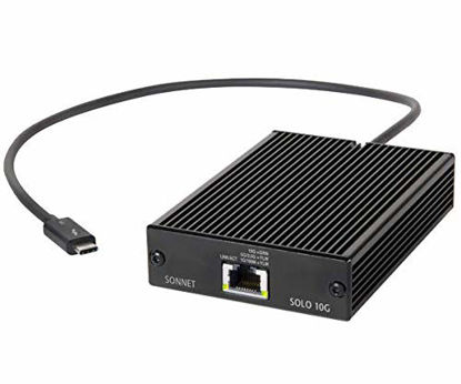 Picture of Sonnet Technologies Solo 10G Thunderbolt 3 to 10GBASE-T Ethernet Fanless Adapter (SOLO10G-TB3)