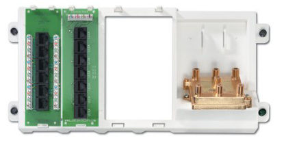Picture of Leviton 47606-BNP Basic Home Networking Plus Panel, White