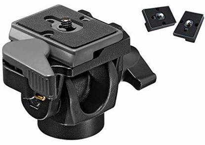 Picture of Manfrotto 234RC Monopod Head with Quick Release Includes Two ZAYKiR Quick Release Plates