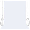 Picture of GFCC 8FTX10FT White Backdrop Background for Photography Photo Booth Backdrop for Photoshoot Background Screen Video Recording Parties Curtain