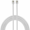 Picture of Power Gear Telephone Line Cord, 100 Feet, Phone Cord, Modular Jack Ends, Works for Phone, Modem or Fax Machine, for Use in Home or Office, White, 27638