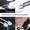 Picture of Power Gear Telephone Line Cord, 100 Feet, Phone Cord, Modular Jack Ends, Works for Phone, Modem or Fax Machine, for Use in Home or Office, White, 27638