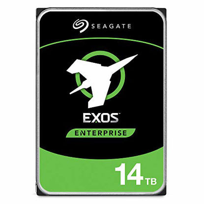 Picture of Seagate Exos X16 14TB 7200 RPM SATA 6Gb/s 256MB Cache 3.5-Inch Internal Data Center HDD Enterprise Hard Drive (ST14000NM001G)