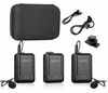 Picture of Movo WMX-1-DUO 2.4GHz Dual Wireless Lavalier Microphone System Compatible with DSLR Cameras, Camcorders, iPhone, Android Smartphones, and Tablets (200' ft Audio Range) - Great for Teaching Tutorials
