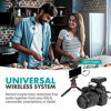 Picture of Movo WMX-1-DUO 2.4GHz Dual Wireless Lavalier Microphone System Compatible with DSLR Cameras, Camcorders, iPhone, Android Smartphones, and Tablets (200' ft Audio Range) - Great for Teaching Tutorials