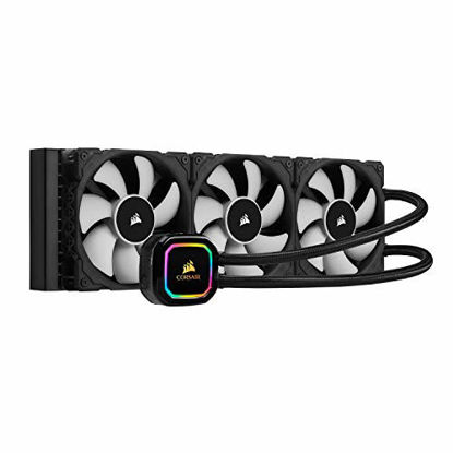Picture of Corsair iCUE H150i RGB Pro XT, 360mm Radiator, Triple 120mm PWM Fans, Advanced RGB Lighting and Fan Control with Software, Liquid CPU Cooler