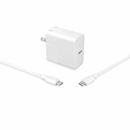 Picture of 29W USB-C Charger Fit for MacBook Air 2020 2019 2018 M1 Chip Retina 13 inch,iPad Air 4th Generation iPad 8th Generation Laptop Tablet with 7.5ft Charging Cable Power Supply Adapter Cord