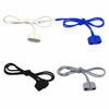 Picture of Magnetic Anti-Lost Straps for AirPods,Colorful Soft Silicone Sports Lanyard, Neck Rope Cord (Black/White/Gray/Blue)