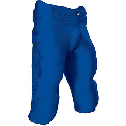 Picture of CHAMPRO Youth Integrated Football Game Pant Royal Small