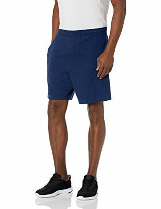 Picture of Hanes Men's Jersey Short with Pockets, Navy, XXX-Large