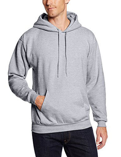 Picture of Hanes mens Pullover Ecosmart Fleece Hooded Sweatshirt,Light Steel,Medium