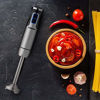 Picture of Mueller Austria Ultra-Stick 500 Watt 9-Speed Immersion Multi-Purpose Hand Blender Heavy Duty Copper Motor Brushed 304 Stainless Steel With Whisk, Milk Frother Attachments