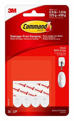 Picture of Command Replacement Strips, Small, White (17022-ES)