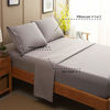 Picture of Sonoro Kate Bed Sheet Set Super Soft Microfiber 1800 Thread Count Luxury Egyptian Sheets 18-Inch Deep Pocket Wrinkle and Hypoallergenic-3 Piece(Twin Grey) 