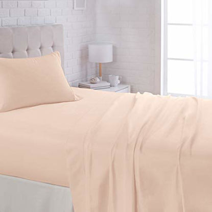 Picture of Amazon Basics Lightweight Super Soft Easy Care Microfiber Sheet Set with 14" Deep Pockets