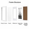 Picture of upsimples 12x16 Picture Frame Set of 5,Display Pictures 8.5x11 with Mat or 12x16 Without Mat,Wall Gallery Photo Frames,White