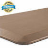 Picture of ComfiLife Anti Fatigue Floor Mat - 3/4 Inch Thick Perfect Kitchen Mat, Standing Desk Mat - Comfort at Home, Office, Garage - Durable - Stain Resistant - Non-Slip Bottom (24" x 70", Beige)