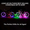 Picture of Activ Life Bike Lights (1 Wheel, Patriotic) Fitness Gifts for Men Who Have Everything Best Son Daughter Grandson Granddaughter Niece Nephew Fun Sports Presents Xmas 2020 Cool Ideas for Women