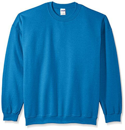Picture of Gildan Men's Fleece Crewneck Sweatshirt, Style G18000, Antique Sapphire, Large