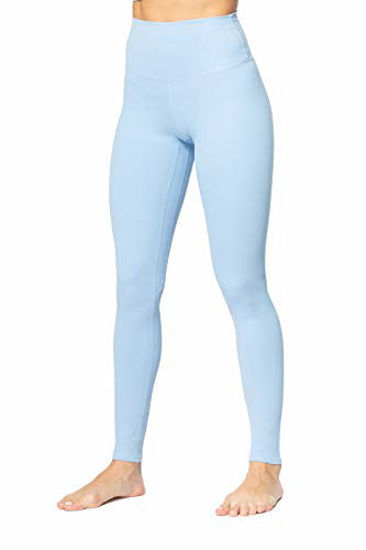Sunzel Workout Leggings for Women, Squat Proof High Waisted Yoga Pants 4  Way Stretch, Buttery Soft Light Blue