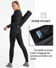 Picture of Dragon Fit High Waist Yoga Leggings with 3 Pockets,Tummy Control Workout Running 4 Way Stretch Yoga Pants (Large, Black&Grey Camo)