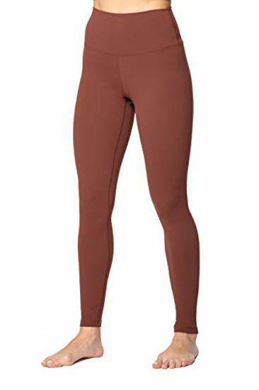 Sunzel Workout Leggings for Women, Squat Proof High Waisted Yoga Pants 4  Way Stretch, Buttery Soft Wine Red