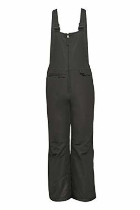 Picture of Arctix Kids Insulated Snow Bib Overalls, Charcoal, Small Husky