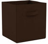 Picture of Amazon Basics Collapsible Fabric Storage Cubes Organizer with Handles, Brown - Pack of 6