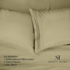Picture of 1500 Supreme Collection Extra Soft Twin XL Sheets Set, Sage - Luxury Bed Sheets Set with Deep Pocket Wrinkle Free Hypoallergenic Bedding, Over 40 Colors, Twin XL Size, Sage