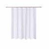N&Y HOME Short Fabric Shower Curtain Liner 72 x 65 Shorter Length Hotel Water 