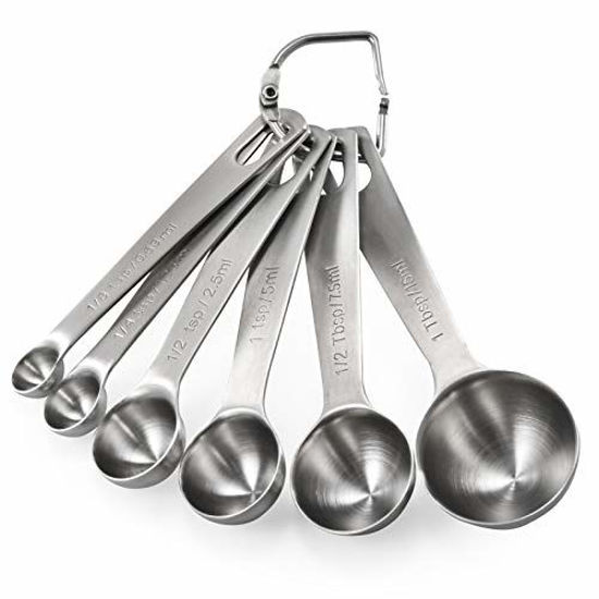 Black Measuring Tools - 4 Measuring Cups / 4 Measuring Spoons Nylon  Measuring Cup And Spoon With Metal Handles For Liquids And Solids(8-piece )