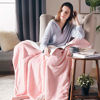 Picture of BEDSURE Sherpa Fleece Blanket Twin Size Pink Plush Blanket Fuzzy Soft Blanket Microfiber