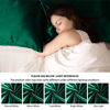 Picture of Bedsure Satin Pillowcase for Hair and Skin, 2-Pack - Standard Size (20x26 inches) Pillow Cases - Satin Pillow Covers with Envelope Closure, Dark Green