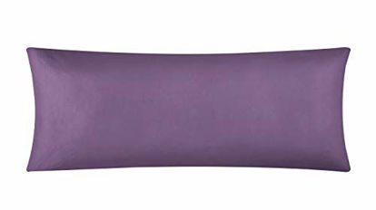 Picture of EVOLIVE Ultra Soft Microfiber Pillowcases (Dusty Lavender, Body Pillow Cover 21"x54")