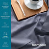 Picture of Bedsure 100% Bamboo Sheets Set Twin XL Grey - Cooling Bamboo Bed Sheets for Twin XL Size Bed with Deep Pocket 3PCScs