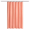 Picture of N&Y HOME Fabric Shower Curtain or Liner with Magnets - Hotel Quality, Machine Washable, Water Repellent - Coral, 72x72