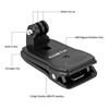 Picture of Sametop Backpack Strap Mount Quick Clip Mount Compatible with Gopro Hero 9, 8, 7, 6, 5, 4, Session, 3+, 3, 2, 1, Hero (2018), Fusion, DJI Osmo, Xiaomi Yi Action Cameras