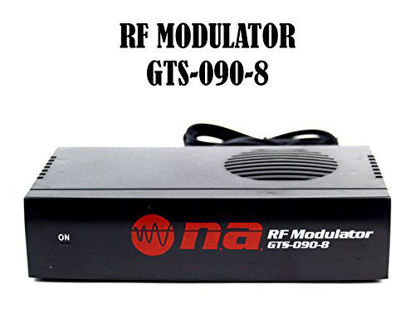Picture of Universal RF Modulator RCA Audio Video to Coaxial Coax F-Type With S Video GTS-090-8