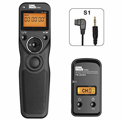 Picture of Pixel Wireless remote Timer Shutter Release Remote Control TW-283/S1 FSK 2.4GHz LCD for Sony A560, A580, A290, A390, A450, A33, A500, A550, A850, A900, A350, A300,A200, A700