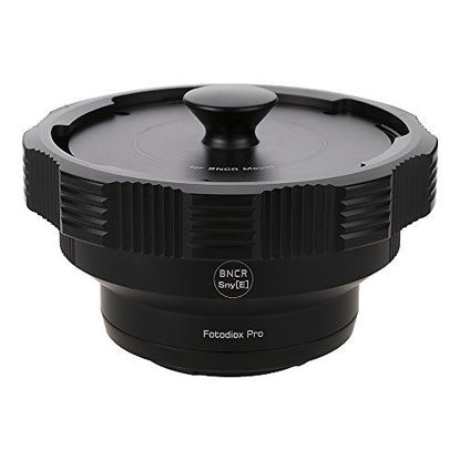 Picture of Fotodiox Pro Lens Mount Adapter for BNCR (Blimped Newsreel Camera Reflex) Cinema Lenses to Sony Alpha E-Mount Mirrorless Camera Body