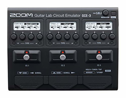 Picture of Zoom GCE-3 Guitar Lab Circuit Emulator, Compact USB Audio Interface for Emulation of Zoom Effects Processors using Guitar Lab Software