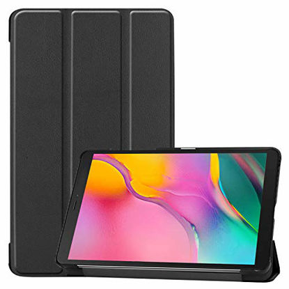 Picture of ProCase Galaxy Tab A 8.0 2019 Case T290 T295, Slim Light Cover Trifold Stand Hard Shell Folio Case for 8.0 inch Galaxy Tab A 2019 Without S Pen Model SM-T290 (Wi-Fi) SM-T295 (LTE) -Black