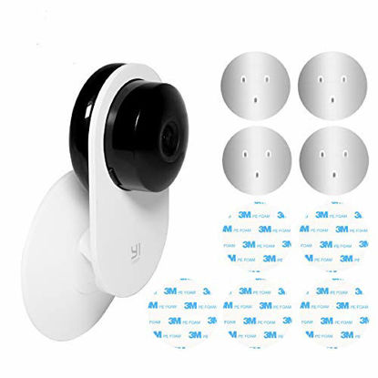 Picture of 4 Pack Wall Mount for Yi Home Security Camera, No Punching, Extremely Simple Installation (Camera is NOT Included)