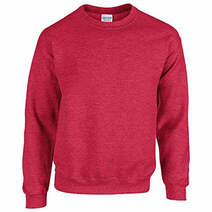 Picture of Gildan - Heavy Blend Sweatshirt - 18000 - L - Heather Sport Scarlet Red