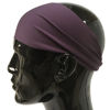 Picture of Temple Tape Four Inch Moisture Wicking Workout Sweatband; Absorbs & Evaporates Sweat 8X Faster - Deep Purple