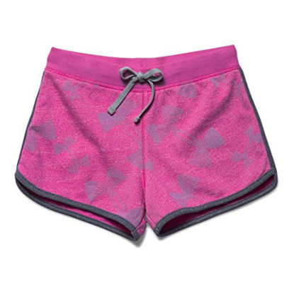 Picture of Under Armour Girls' UA Kaleidalogo Short LG (14-16 Big Kids) X One Size Pink Essence