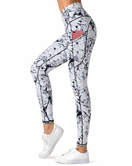 GetUSCart- Dragon Fit High Waist Yoga Leggings with 3 Pockets,Tummy Control  Workout Running 4 Way Stretch Yoga Pants
