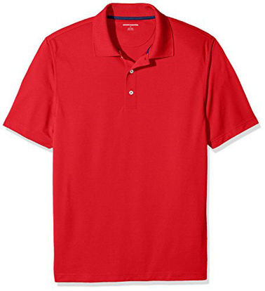 Picture of Amazon Essentials Men's Regular-Fit Quick-Dry Golf Polo Shirt, Red, X-Small
