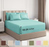 Picture of Extra Deep Pocket Sheets - 6 Piece Sheet Set - Cal King Size Sheets Deep Pocket - Extra Deep Bed Sheets - Deep California King Fitted Sheet Set - Super and Ultra Deep Sheets - for Extra Deep Mattress